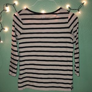 3/4 striped tee